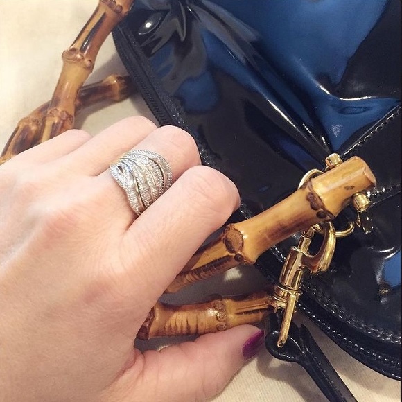 Vintage Gucci patent bamboo bag - 100% authentic - Picture 4 of 6